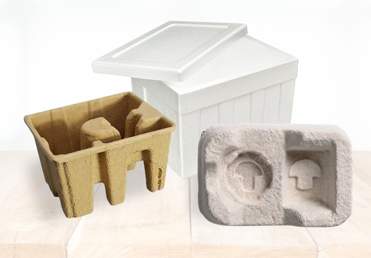 Molded Fiber, Styrofoam, and Mushroom-Based Inserts for Large and Fragile Goods