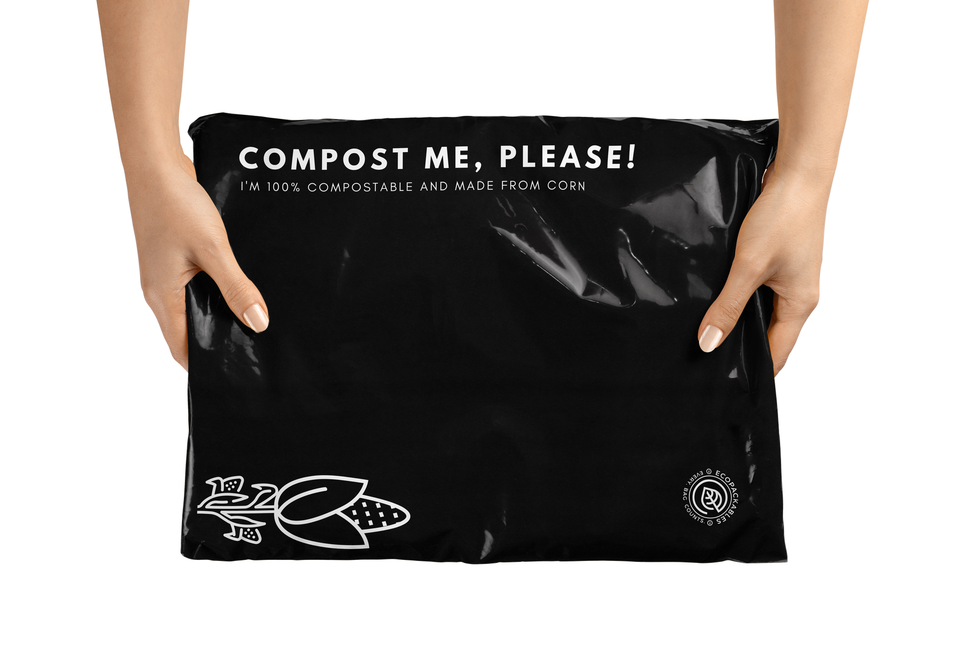 Compostable Clothing Bags Supplier – 100% biodegradable mailing bag  cornstarch made – LIRCON