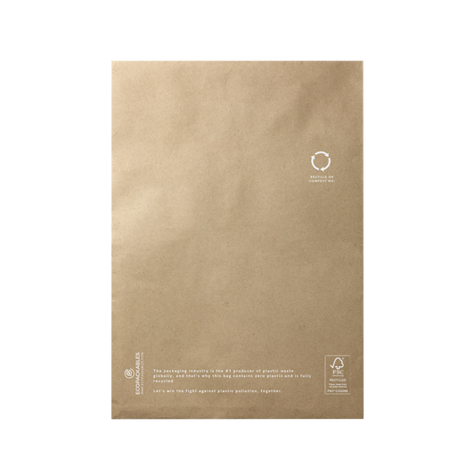 100% Post-Consumer Recycled Kraft Mailers - EcoPackables