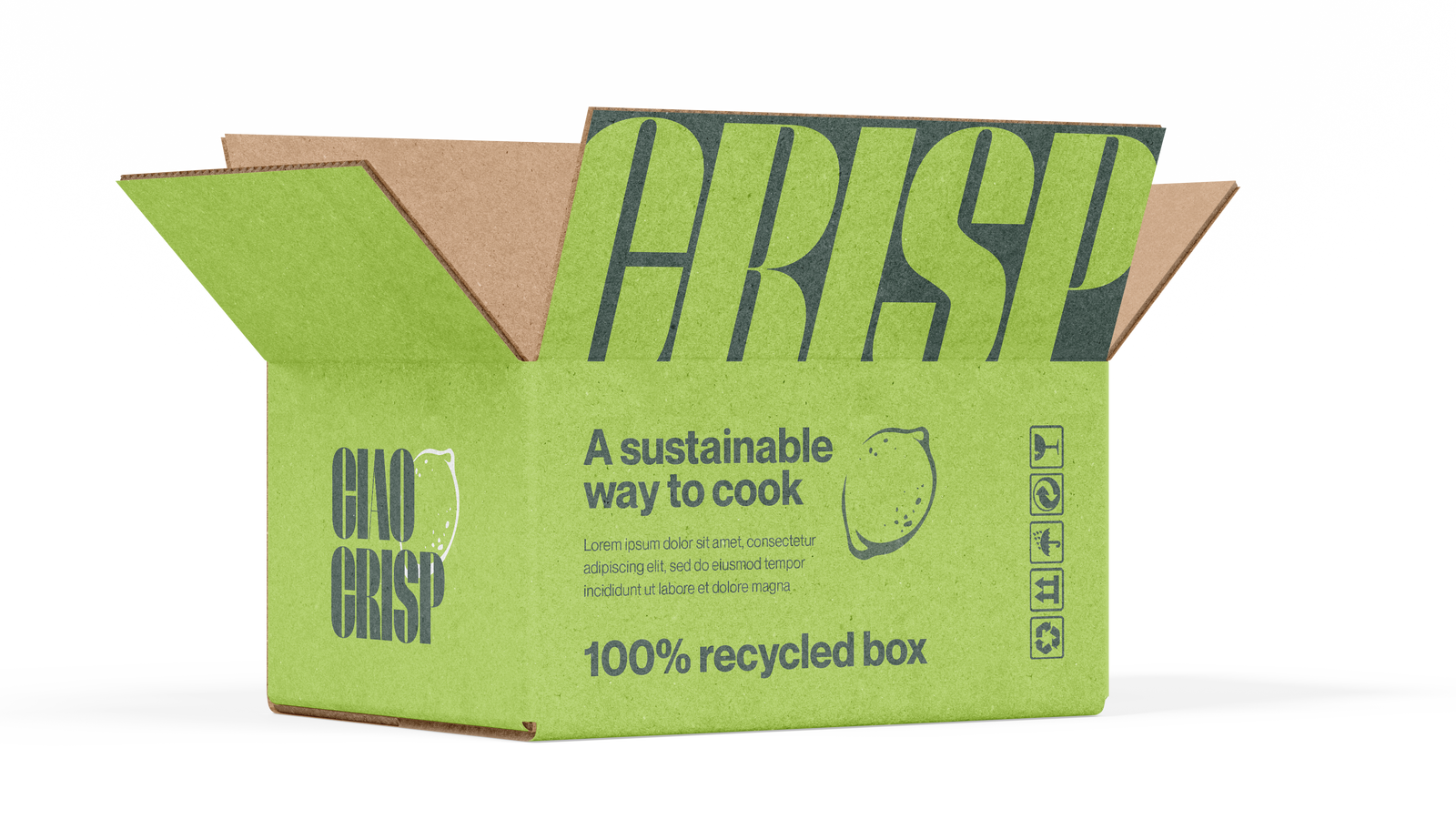 100% Recycled Cardboard Shipping Box - EcoPackables