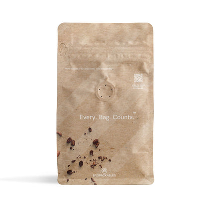 EcoPackables Kraft Paper Coffee Pouch - EcoPackables