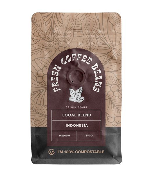 EcoPackables Kraft Paper Coffee Pouch custom