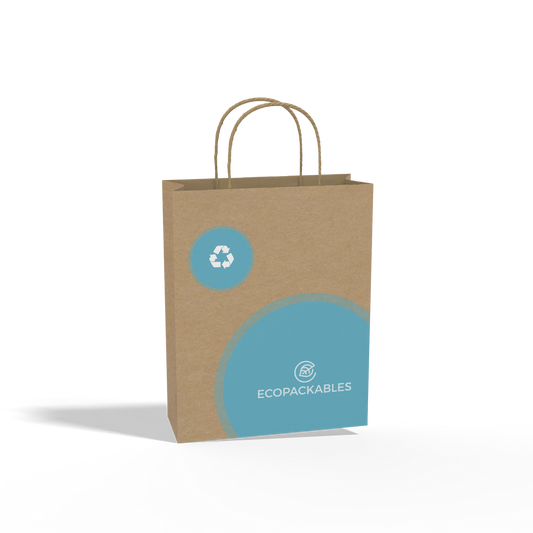 Sustainable Retail Paper Shopping Bags - EcoPackables